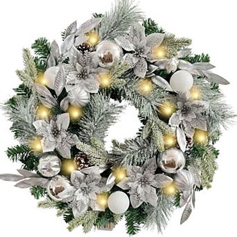 Christmas Wreath Handmade Dense Waterproof Holiday Decor