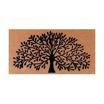 A1 Home Collections Entrance Door Mat Non-Slip Flock Doormat Heavy Duty Mat for Front Door Entrance
