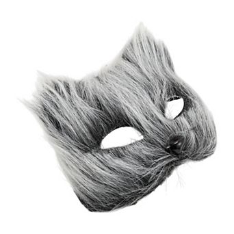 Long-haired Foxes Party Mask 1 pc