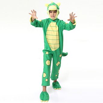 Kids Dinosaur Costume for Halloween & Dress-Up Play Fun Toddler Cosplay Outfit for Role Play