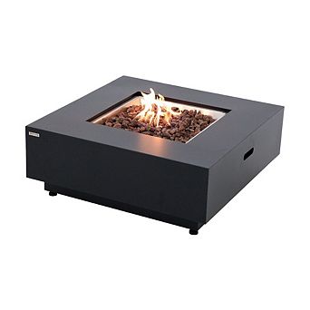 Sol Living 50,000 BTU Outdoor Propane Fire Pit - Square