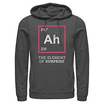 Men's Ah The Element Of Surprise Graphic Hoodie