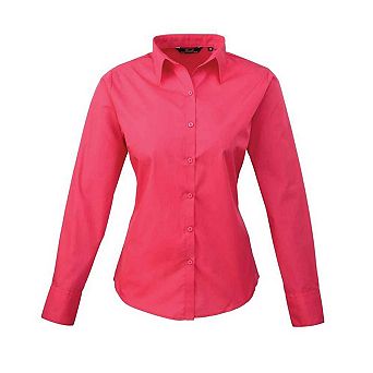 Premier Womens/Ladies Long-Sleeved Shirt
