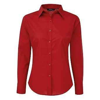 Premier Womens/Ladies Long-Sleeved Shirt