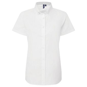 Premier Womens/Ladies Supreme Oxford Short-Sleeved Formal Shirt