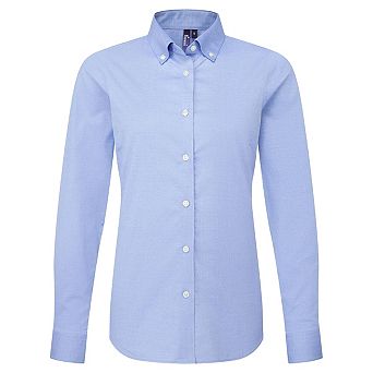Premier Womens/Ladies Supreme Oxford Long-Sleeved Shirt