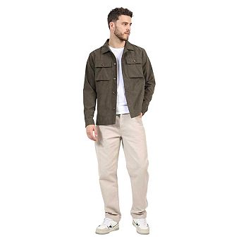 Brave Soul Mens Plain Pocket Shacket