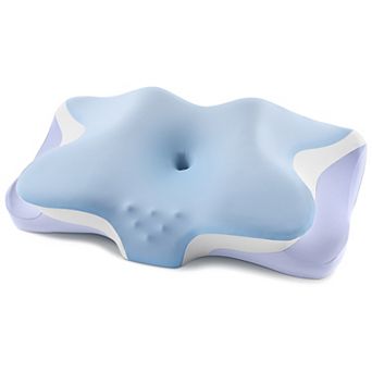 Cervical Memory Foam Pillow, Cooling Ergonomic Contour Pillow for Side Back Stomach Sleepers