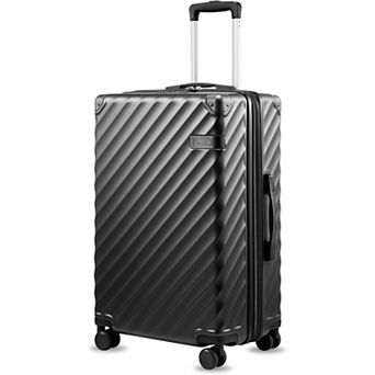 LUGGEX 28 Inch Checked Hardside Luggage Expandable with TSA Lock KVC - EX-Core