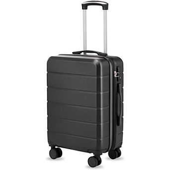 LUGGEX - 24 Inch Expandable Hardside Spinner Suitcase with TSA Lock - EX-Lite