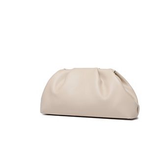 Soft PU Leather Women's Evening Clutch Bag Magnetic Closure Long Chain