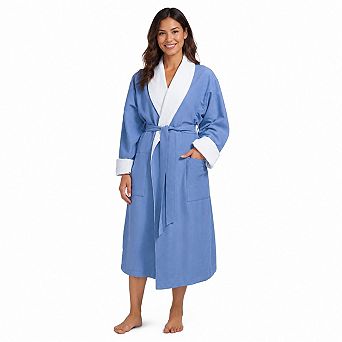 Women's Luxury Hotel Spa Bathrobe Full Length Generous Fit Machine Washable