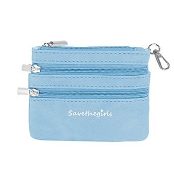 Vegan Leather Zippered Pouch