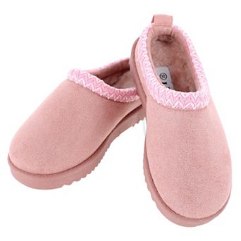 CTM Girl's Classic Slip On Clog Slipper House Shoe by Link