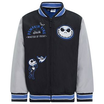 Disney's Nightmare Before Christmas Full Zip Varsity Bomber Jacket