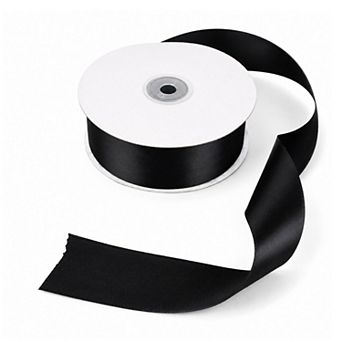 Single Side Satin Ribbon 50 Yards for Wedding Party Favors Decorations 1.5 Inch