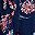 Navy Floral