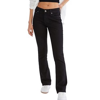 Womens Mid Rise Bootcut Jean