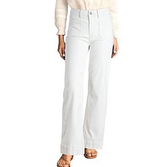 Womens High Waisted Wide Leg Jeans Denim Pants