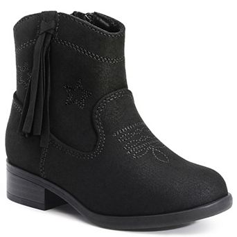 HOMEHOT Girls Western Ankle Boots for Little/Big Kids