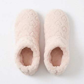 Women's Fuzzy Quilted Slipper Boots