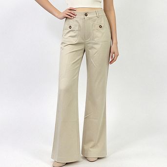 Women's High Waisted Dressy Office Pants with Pockets Business Casual Work Trousers