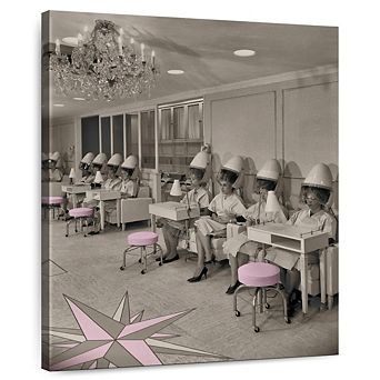 Beauty Day Vintage Hair Salon Wall Art