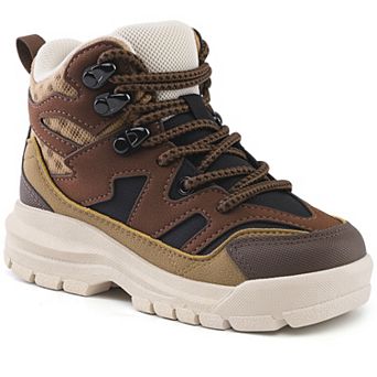 HOMEHOT Little Boys Fashion Boots for School Casual Shoes