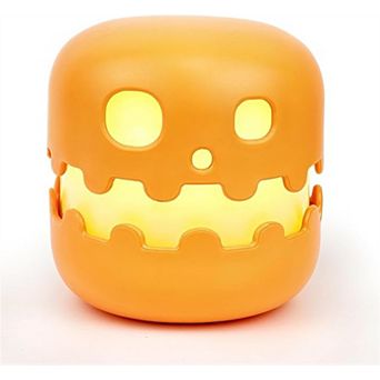 Pumpkin Night Light, Button Halloween LED Lamp,USB Rechargeable with Timer,Party Decor,Ambient Light
