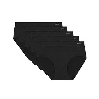 5 Pair Women's Seamless Solid-Color Tag-Free Brief Panties