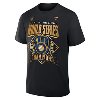Men's Fanatics Milwaukee Brewers World Series Champions MLB Graphic Tee