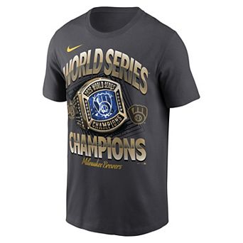 Men's Nike 2026 World Series Champions Milwaukee Brewers Graphic Tee