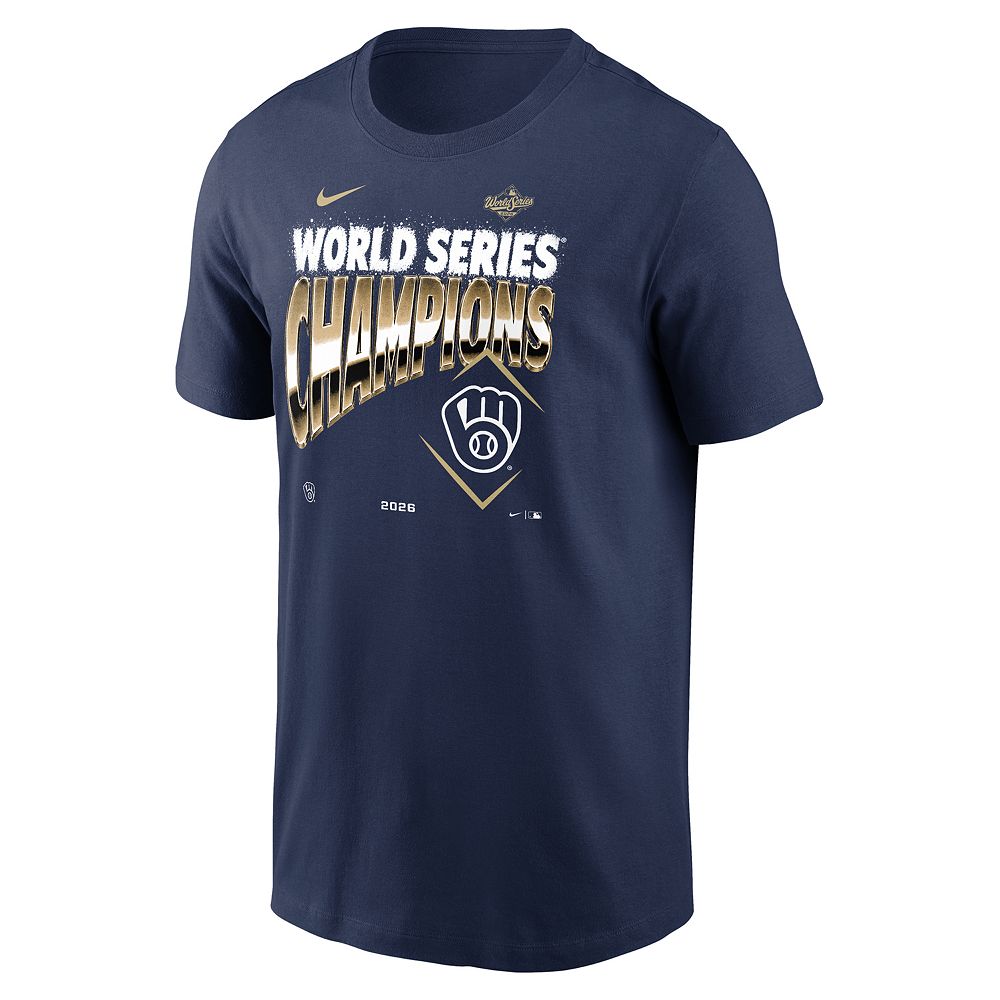 Men's Nike Milwaukee Brewers World Series Champs 2026 Graphic Tee