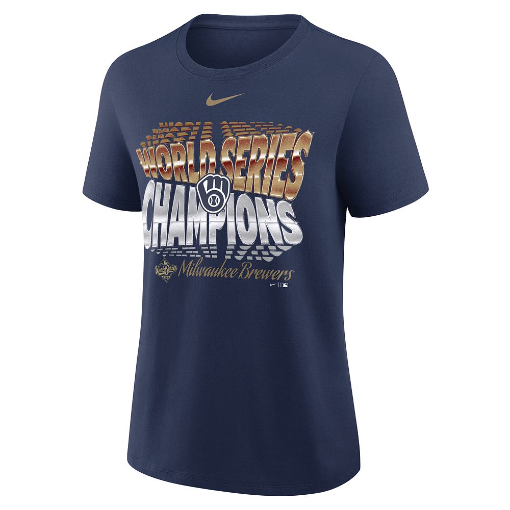 Men's Nike Milwaukee Brewers World Series Champions Graphic Tee