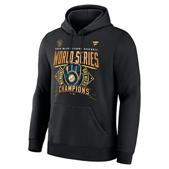 Men's Fanatics Milwaukee Brewers World Series Champions Graphic Hoodie