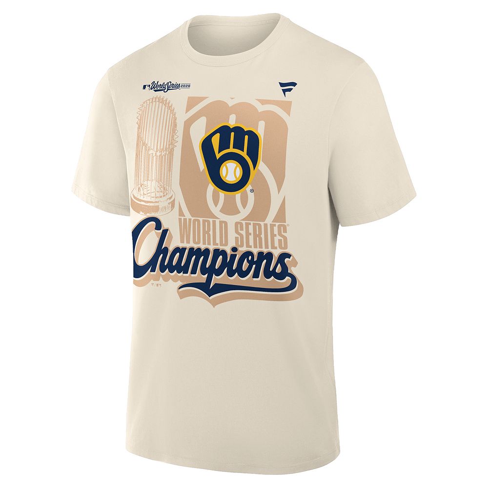 Men's Fanatics Milwaukee Brewers World Series Champions Graphic Tee