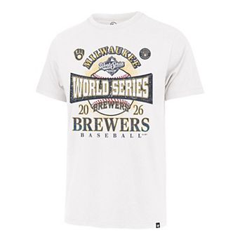 Men's '47 Brand Milwaukee Brewers 2026 MLB World Series Franklin Graphic Tee