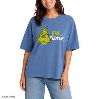 Women's The Grinch Ew People Boxy Tee