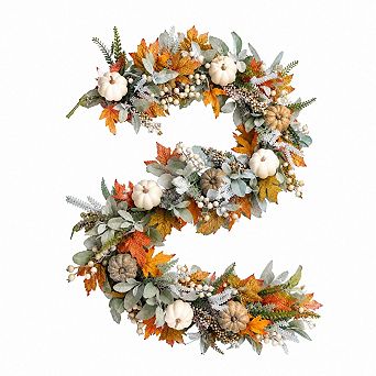 Thanksgiving Fall Wreath Harvest Front Door Decoration