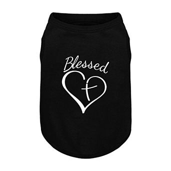Blessed Print Dog Shirt
