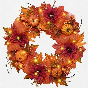 Fall Decorations for Home - 20 Inch Fall Wreaths for Front Door
