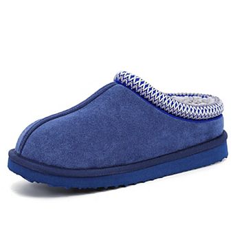 Womens Fuzzy Ankle Clogs Slippers Indoor Outdoor House Shoes