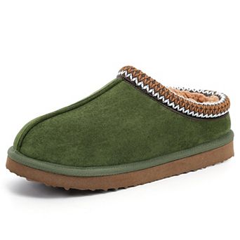 Womens Fuzzy Ankle Clogs Slippers Indoor Outdoor House Shoes