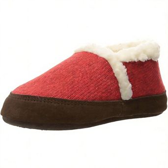 Womens Recycled Moccasin Slippers Berber Lining