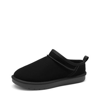 Womens Genuine Suede Slip On Slippers