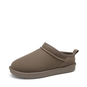 Womens Genuine Suede Slip On Slippers