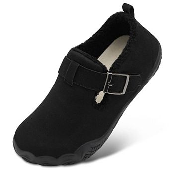 Wide Barefoot House Moccasin Slippers Arch Support