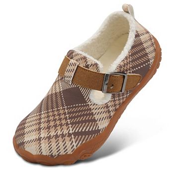 Wide Barefoot House Moccasin Slippers Arch Support