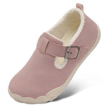 Wide Barefoot House Moccasin Slippers Arch Support
