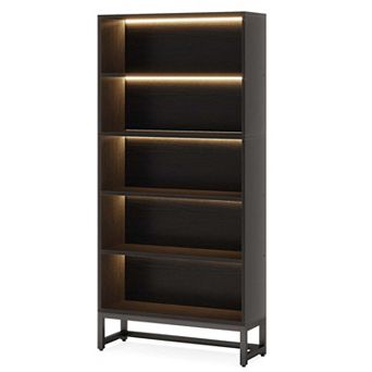 Tribesigns 70.8" Bookcase, Large Bookshelf Organizer with 5 tier Storage Shelves